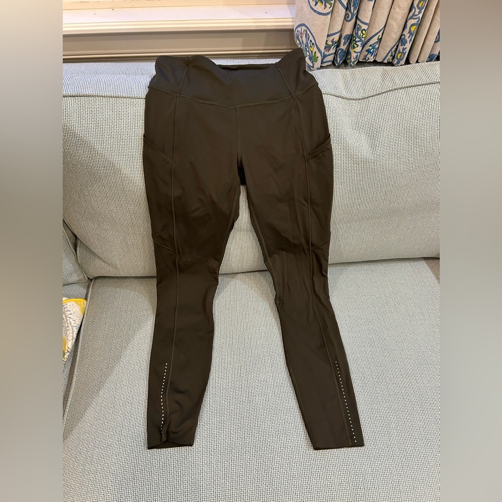 Dark Green Lululemon leggings in Size 4